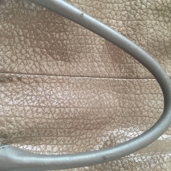 SOLD Coach vintage metallic Lidsey leather handbag, champagne - Picture 14 of 16